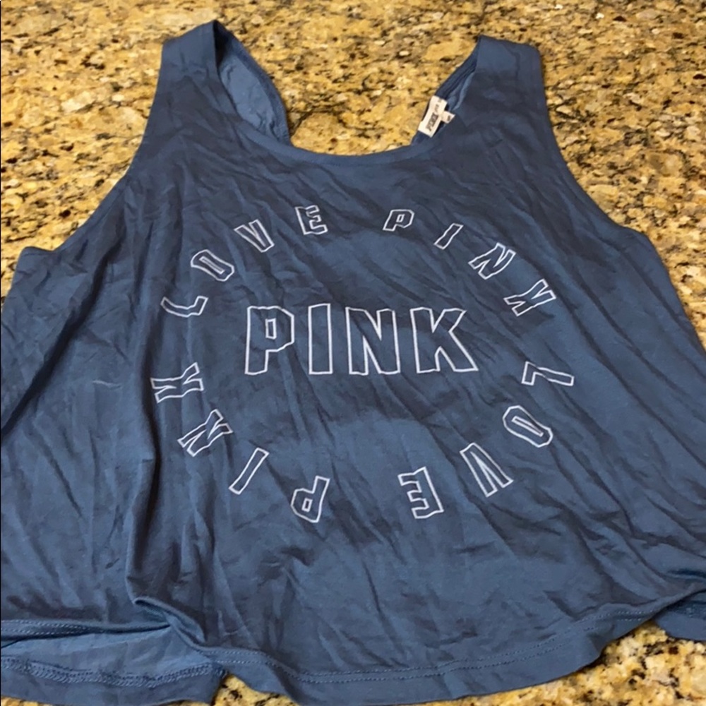 Pink Victoria’s Secret crop tank size XS